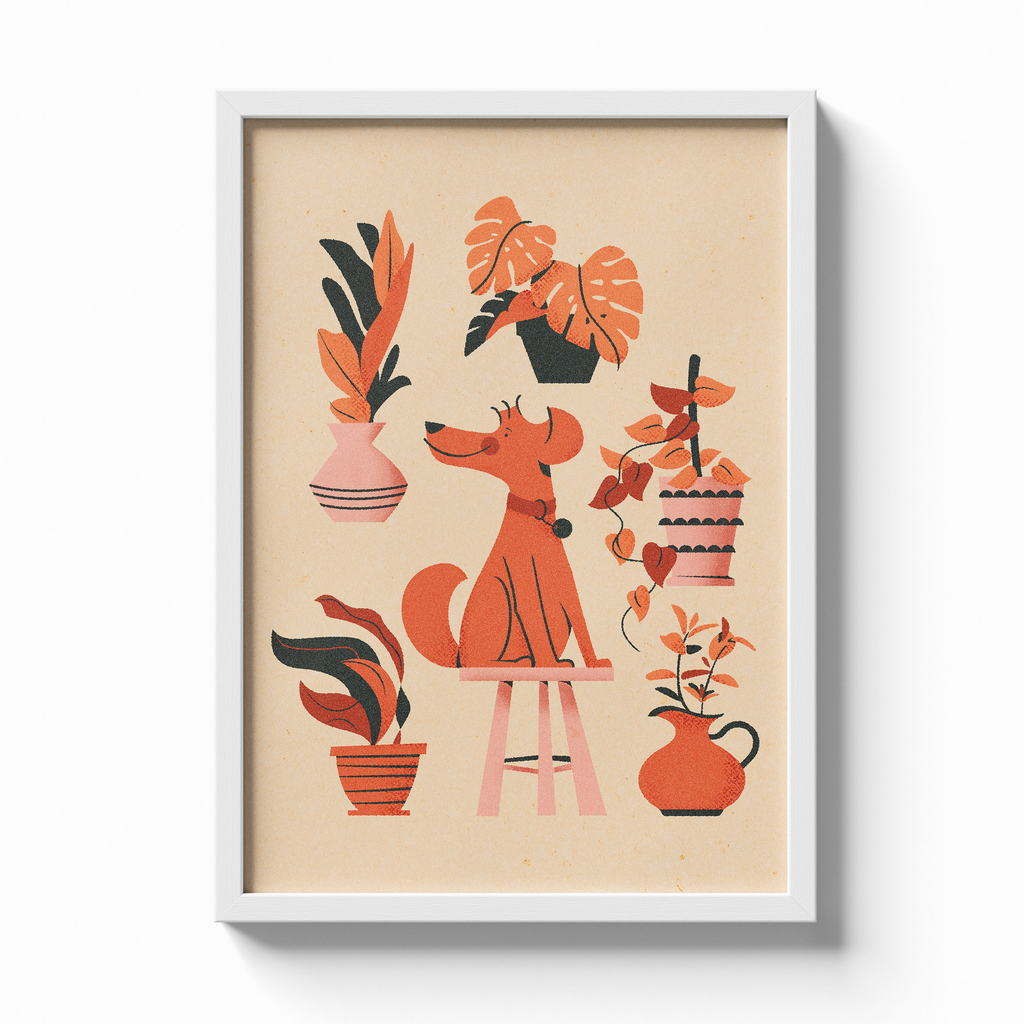 Um doguinho observador