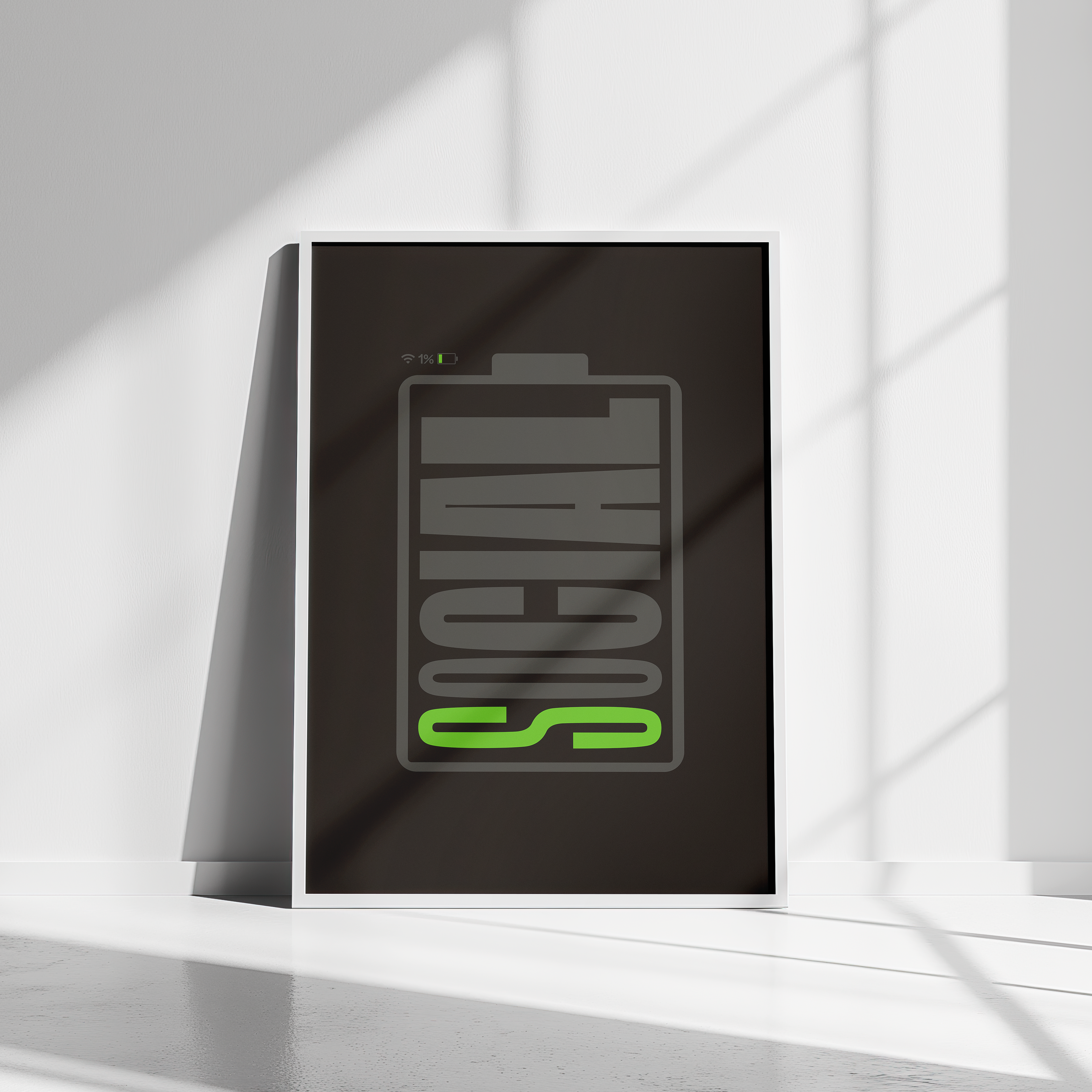 Bateria Social? Acabando....