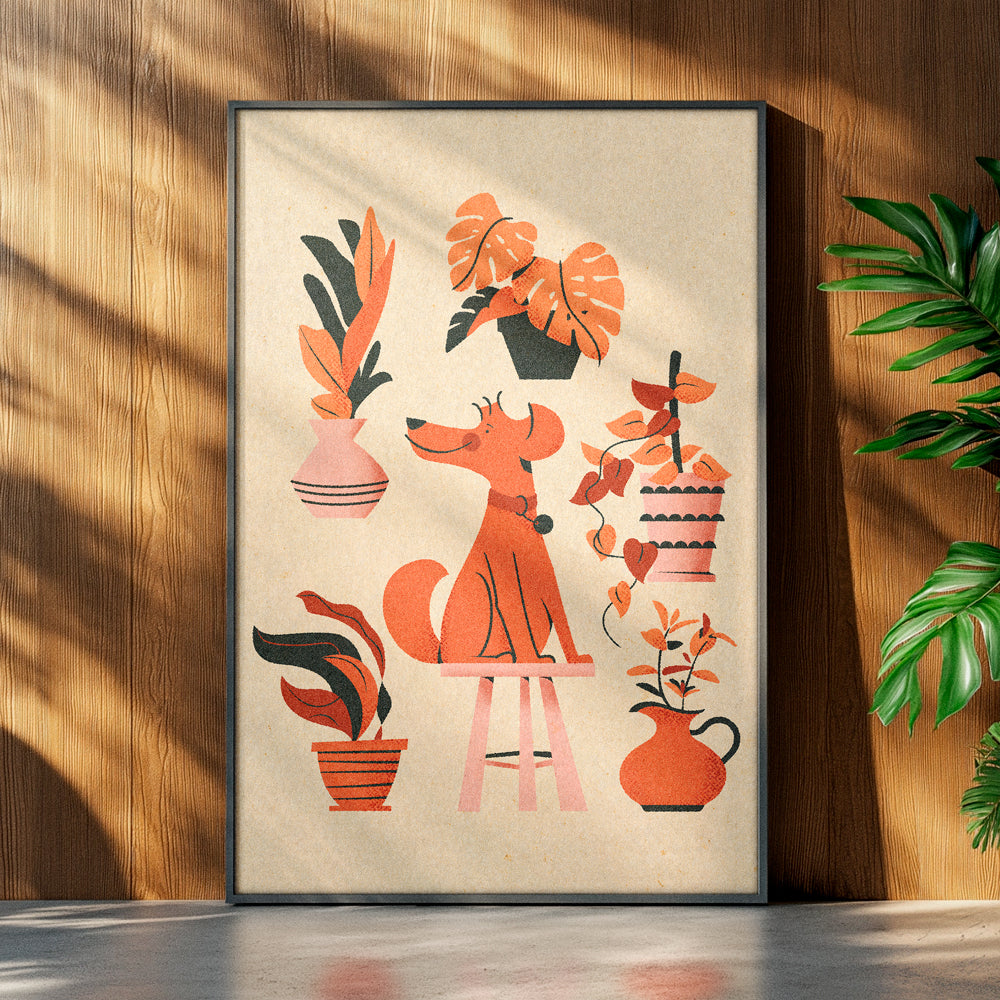 Um doguinho observador