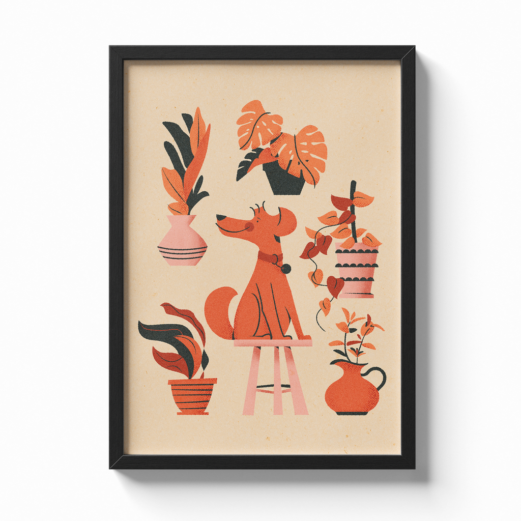 Um doguinho observador