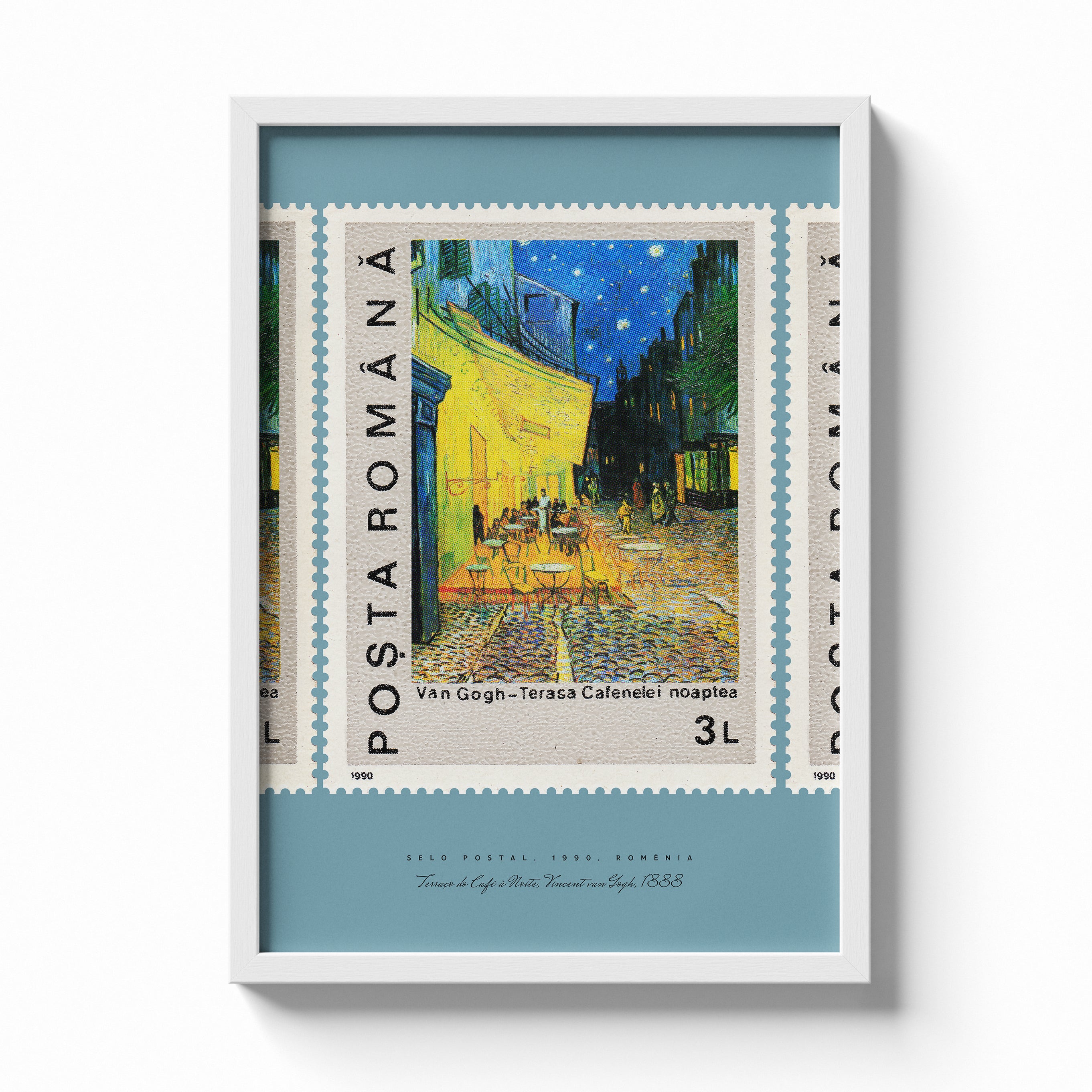 Selo Postal, 1990, Romênia