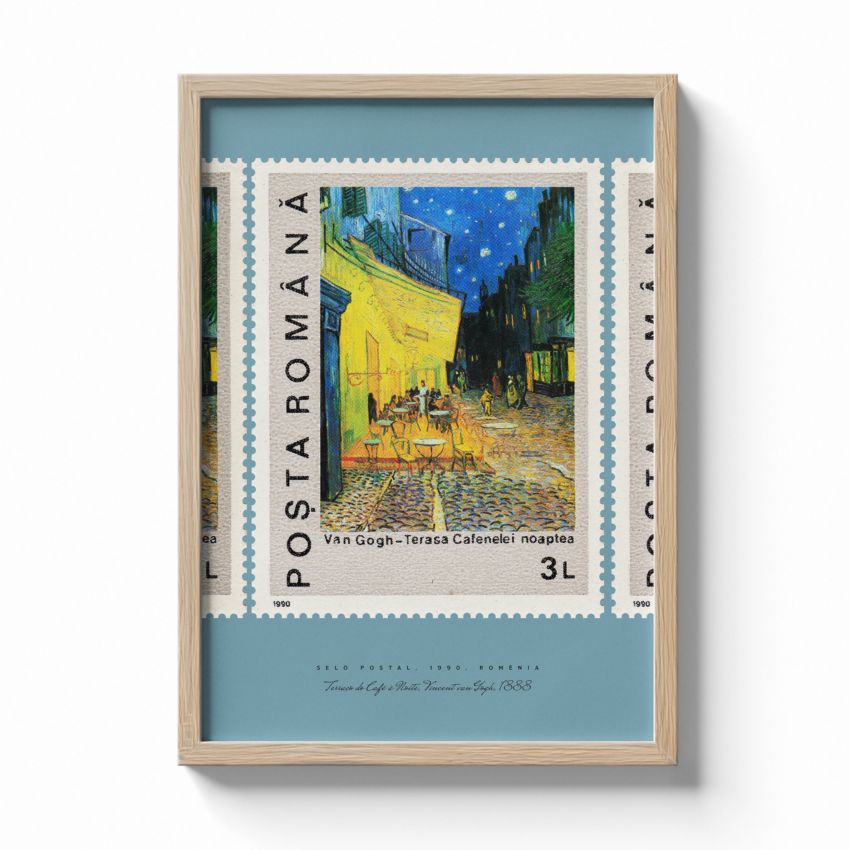 Selo Postal, 1990, Romênia